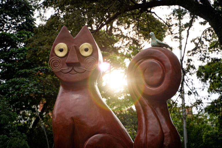 El Gato del Río y el parque de Las Novias del Gato Turista Sol